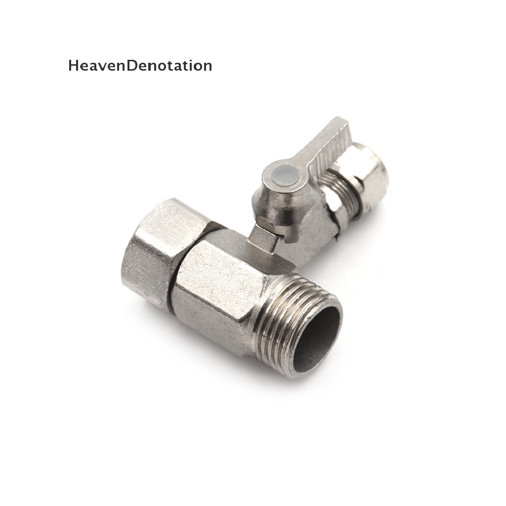 [HeavenDenotation] Adaptor Pemurni Filter Air Pakan RO Baru 1per2 ''Ke3 /8'' Ball Valve Faucet Tap Aman HDV