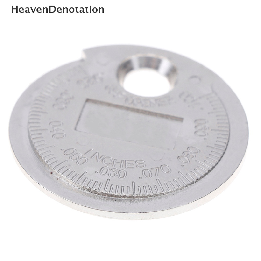 [HeavenDenotation] Spark plug gap gauge Alat Ukur Tipe Koin 0.6-2.4mm range spark plug gage HDV
