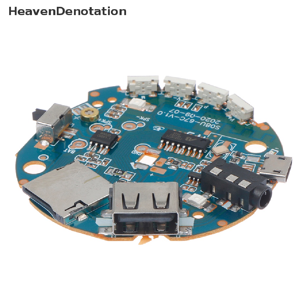 [HeavenDenotation] 3.7-5v Bluetooth Receiver Audio Amplifier Board MP3 Decoder HDV