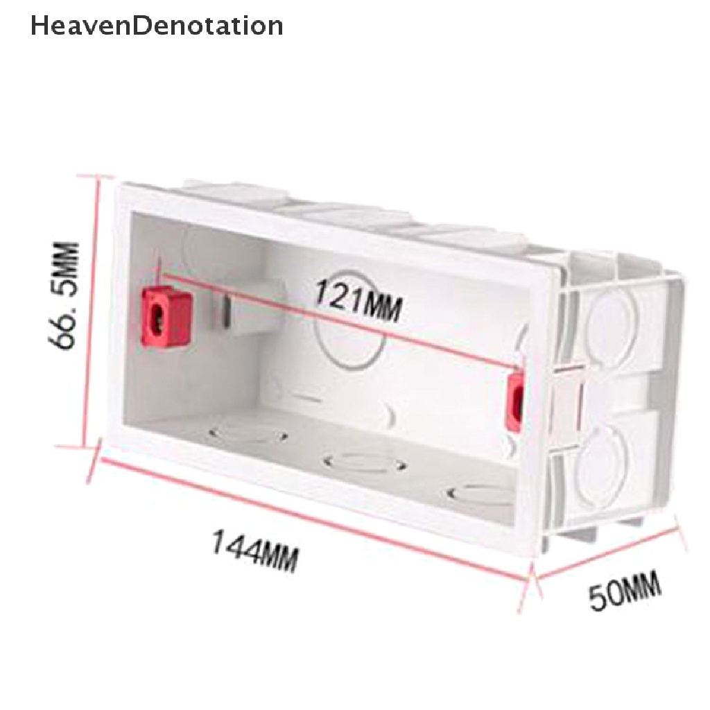 [HeavenDenotation] 118jenis Dry Lining BOX Kedalaman 47mm Wall Switch BOX Wall Socket Kaset HDV