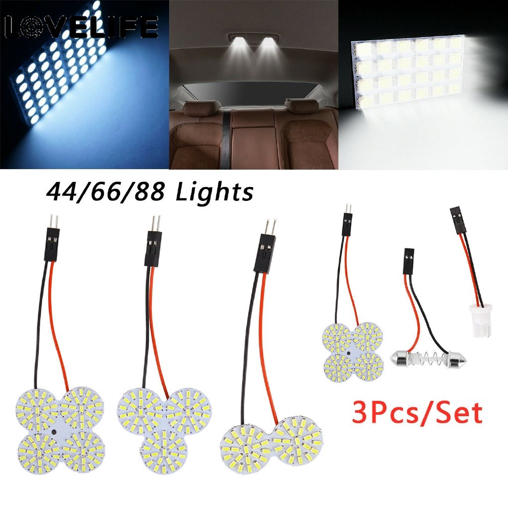 Hot Sale/12V 3014444 /66/88 LED Auto Panel Light Reading Dome Bulb, Lampu Peta Atap Interior Mobil, LED Interior Mobil Dome Light Lamp Bulb