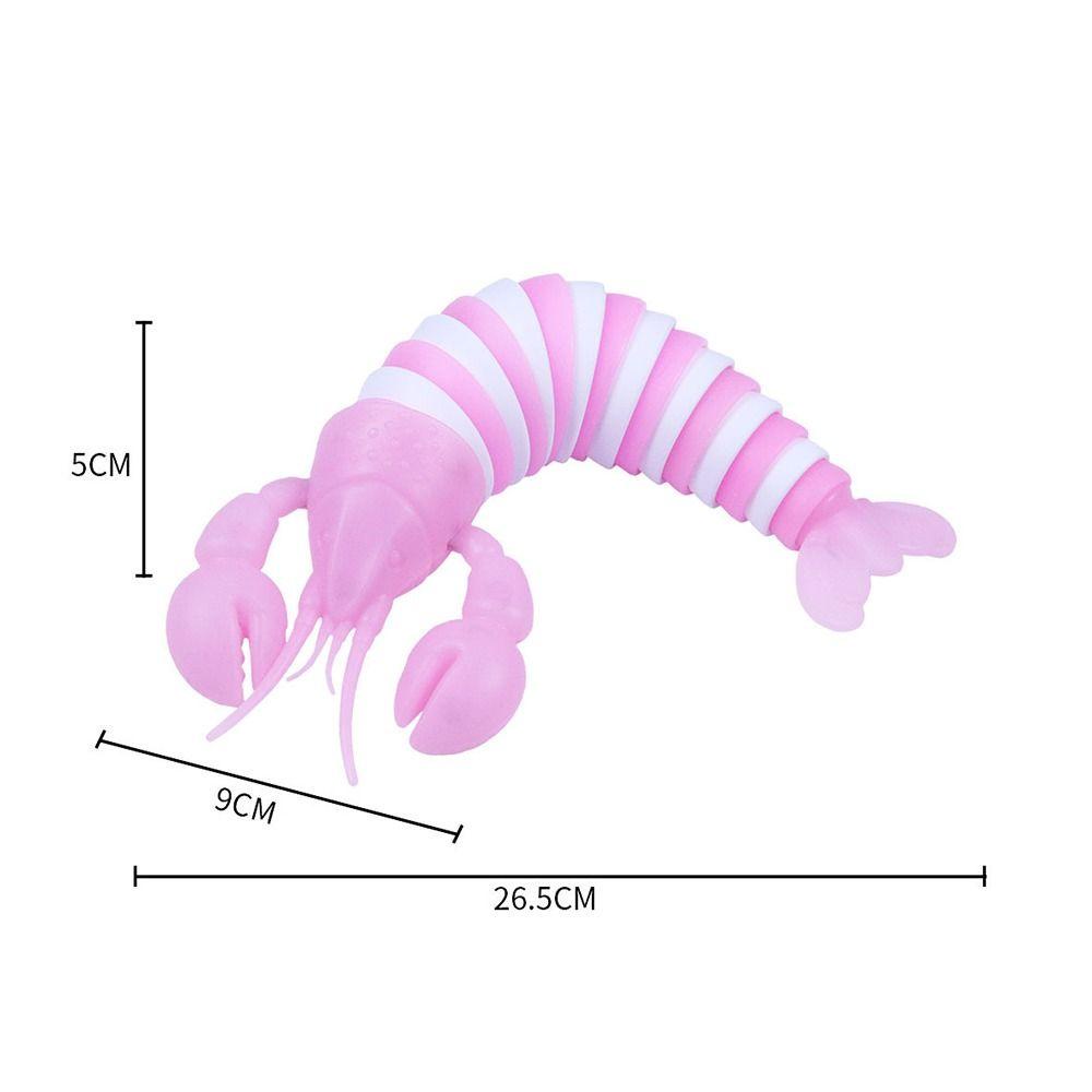 NEEDWAY Finger Peristalsis Mainan Anak Warna-Warni Squirming Untuk Hadiah Anak Interaktif Natal Masa Kini Permainan Interaktif Lobster Peristalsis