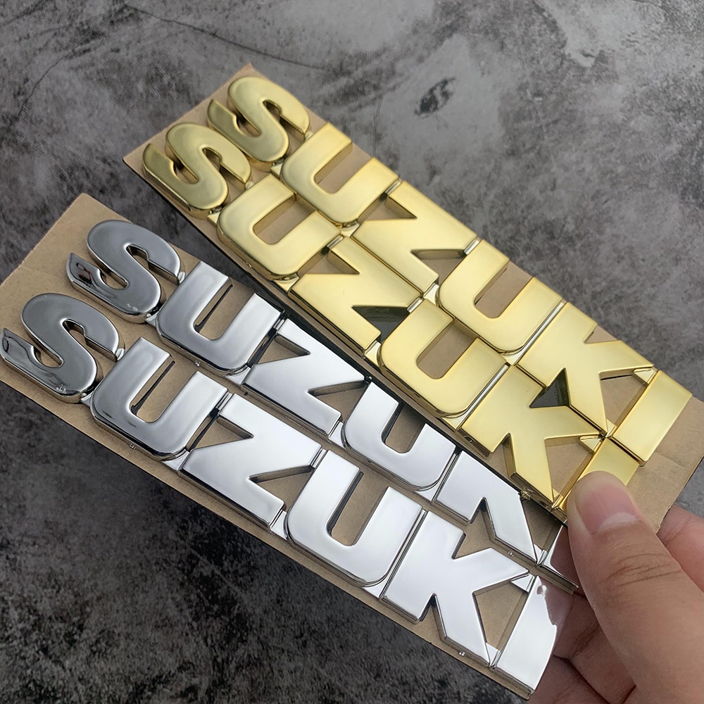 Suzuki Stiker Motor Metal Labeling Sidebar Decal Tail Box Wings Dekorasi Untuk Suzuki GSX GSR SV650A Skydive LX125