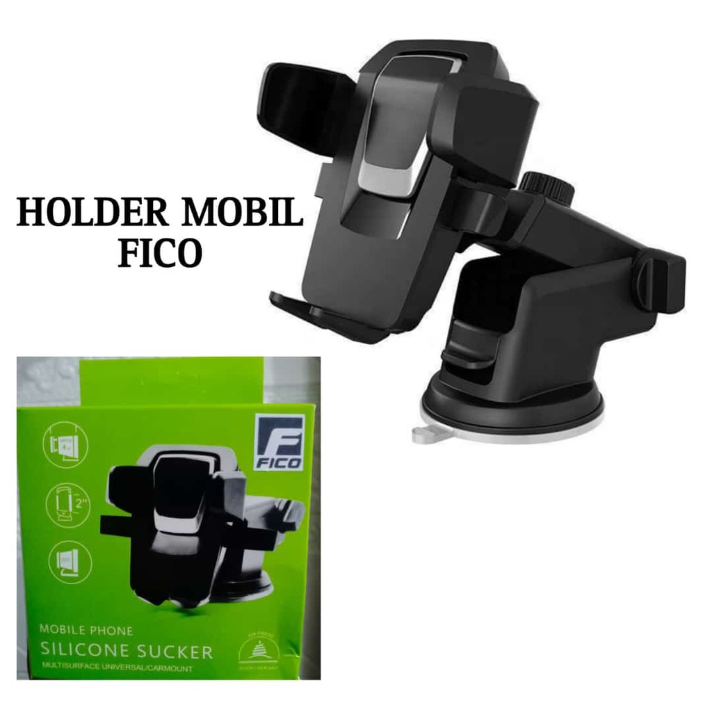 Car Phone Holder Mobil HD09 FICO HD-09 dudukan hape stand handphone Alat penyangga hp dashboard Termurah