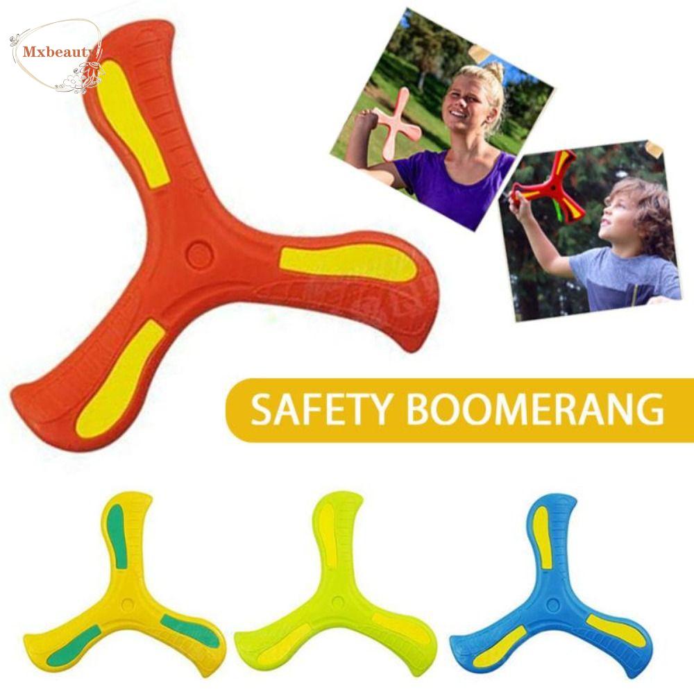 Mxbeauty Mainan Boomerang Terbang Profesional Stressbusting Hadiah Ulang Tahun Boomerang Interaktif Hadiah Anak Outdoor Boomerang Toy