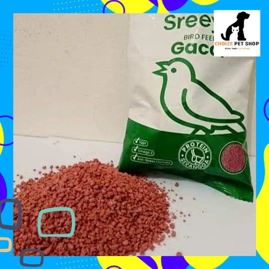 Sreeya Gacor Voer Makanan Burung  450 Gram - Voer Crumble / Pakan Burung