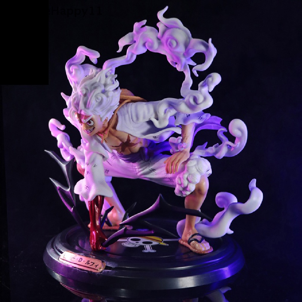 Gentlehappy One Piece Luffy Gear5 Figure Anime Nika Sun God PVC Action Figure Model Boneka id