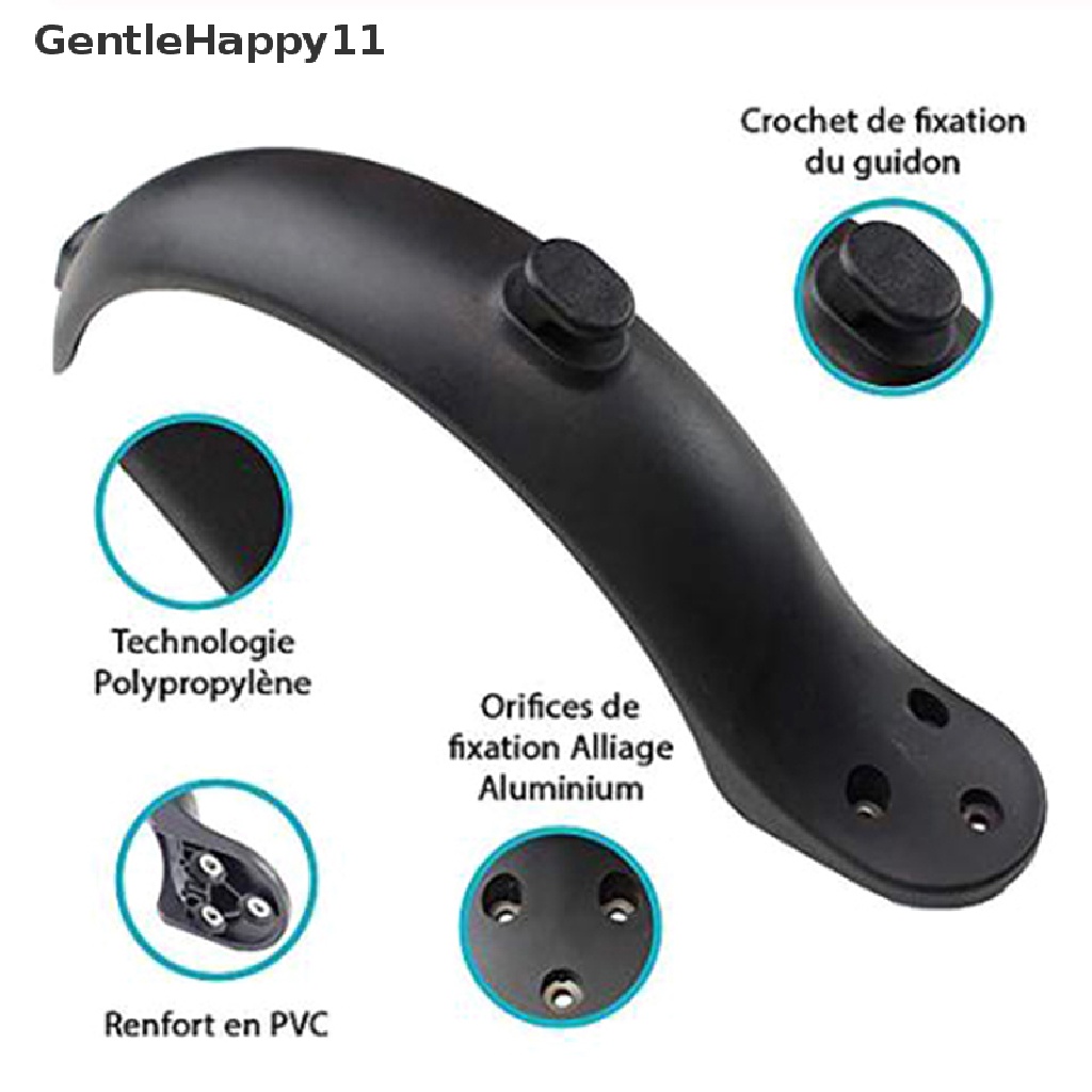 Gentlehappy Fenders Scooter Wings Front Rear Mud Guard ABS Untuk xiaomi Mijia m365 Pro Parts id