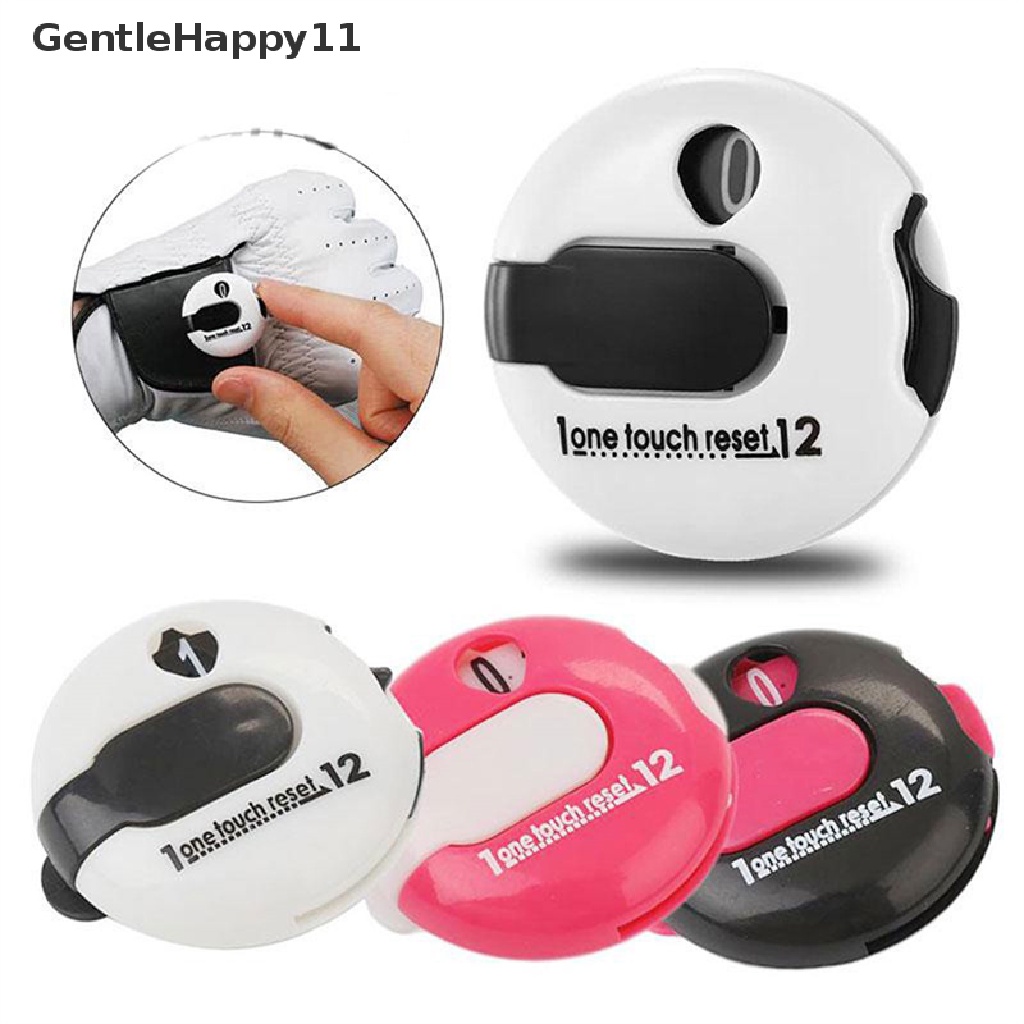 Gentlehappy Topi Golf Bulat Klip Scoring Device Mini Golf Score Stroke Counter Simple id