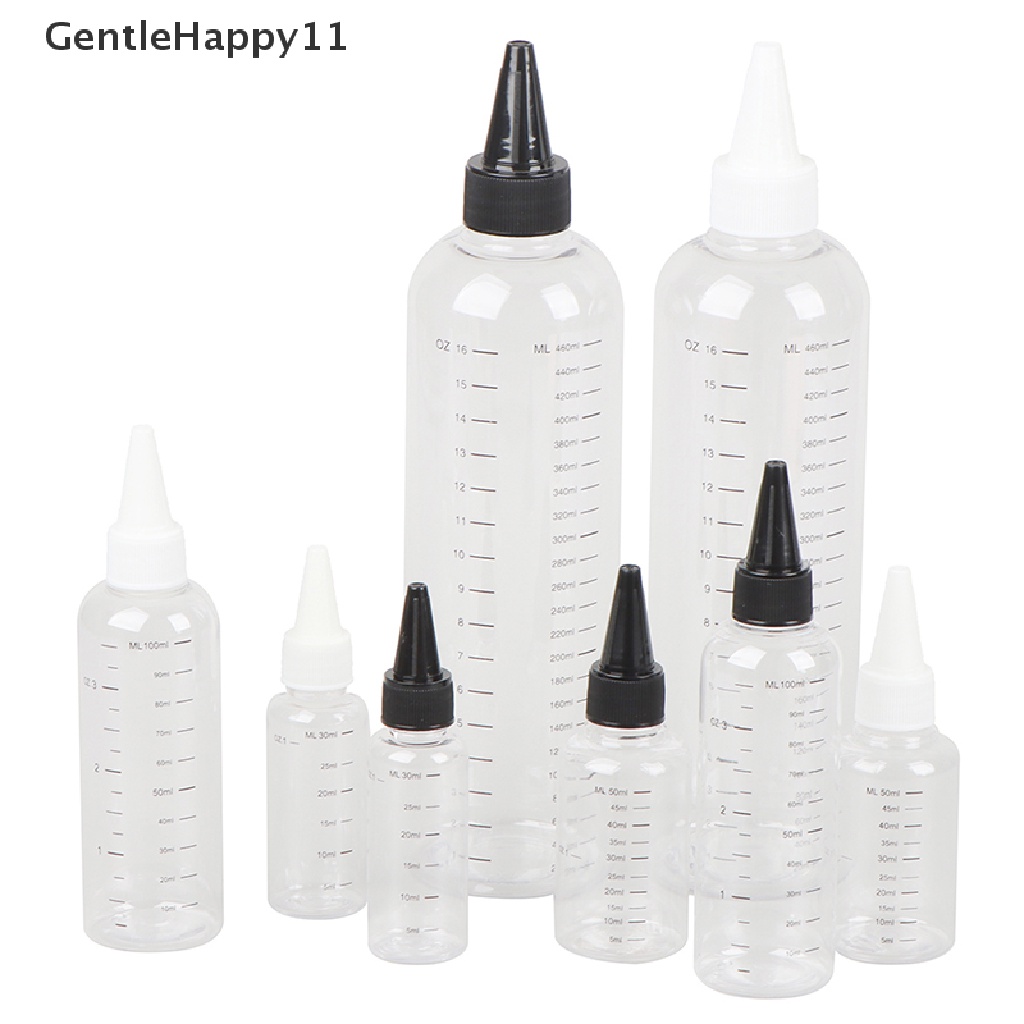 Gentlehappy Botol Isi Ulang Plastik Botol Tetes Cairan Minyak Wadah Tinta Pigmen id