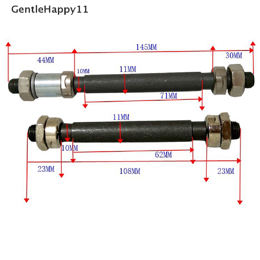 Gentlehappy MTB Mountain Bike Sepeda Quick Release Depan Belakang As Berongga Hub Shaft Lever id