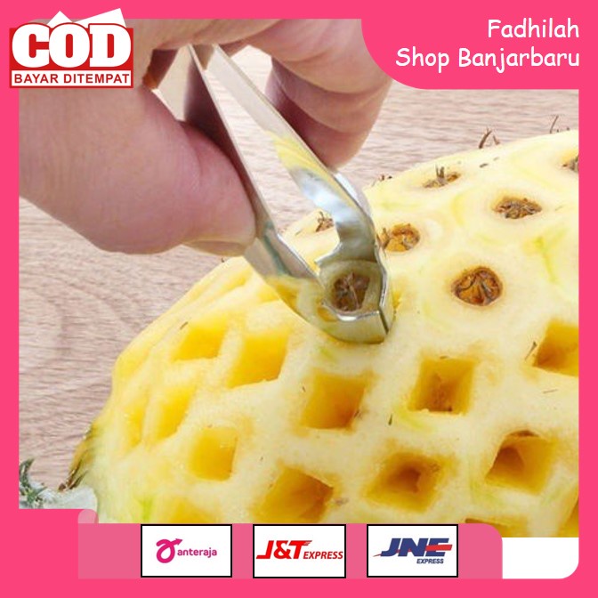 PENJEPIT NANAS PENGUPAS BIJI MATA NANAS DAPUR STAINLESS STEEL CAPITAN NANAS | FADHILAH SHOP BJB