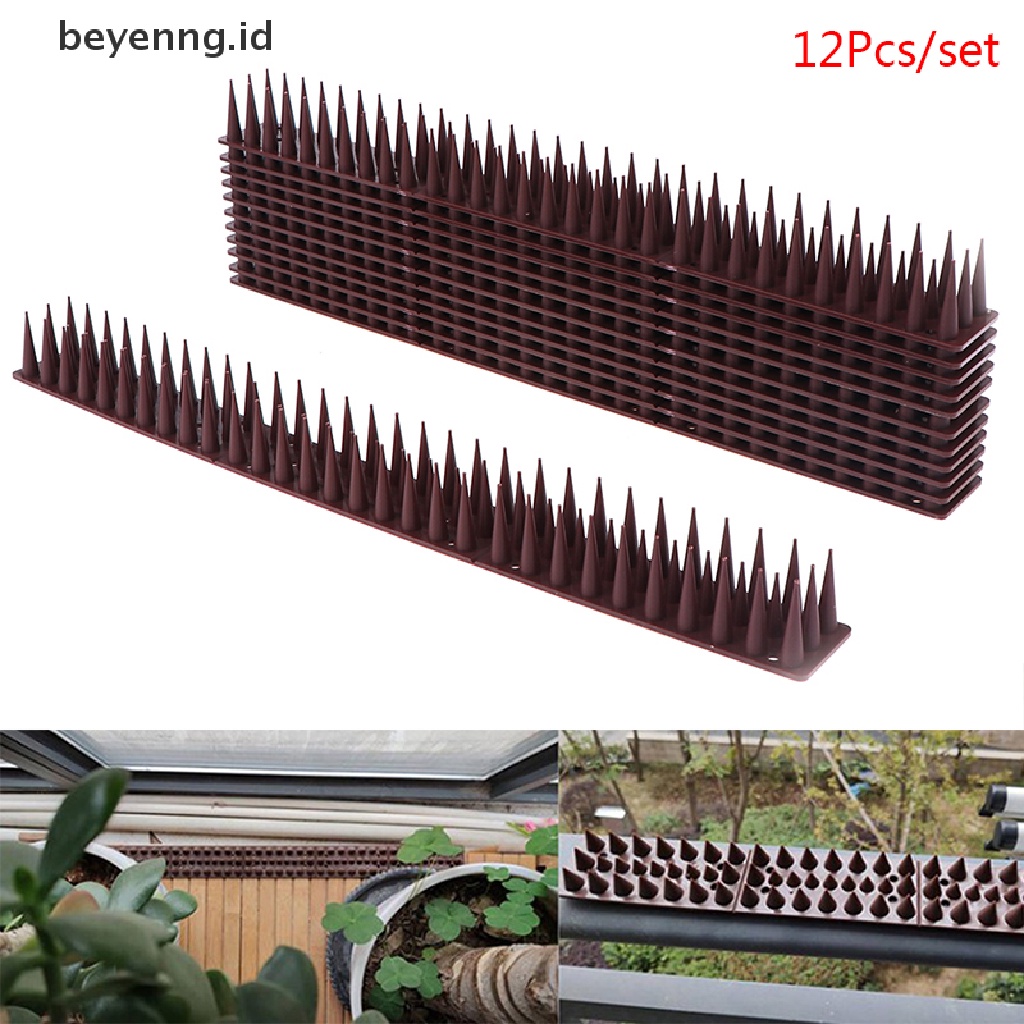 Beyen 12Pcs Paku Burung Merpati Plastik Anti Burung Anti Burung Scare Burung Pest Control ID