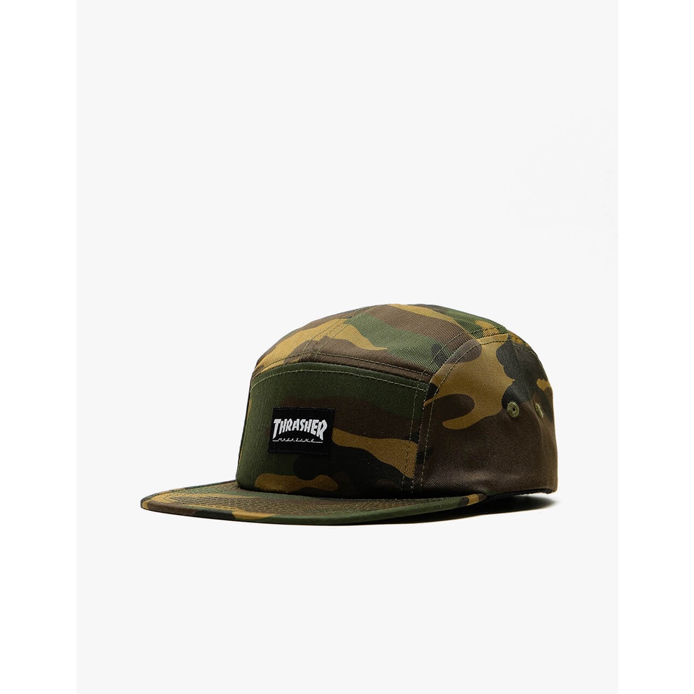 Thrasherr Camo 5 Panel Hat