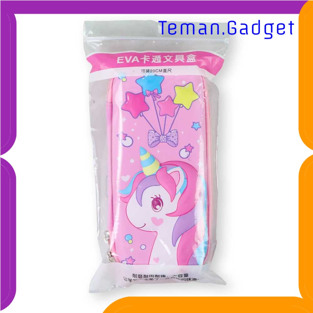 TG - ATK SQUMIDER Tempat Pensil Anak Unicorn Pencil Case Pouch Stationery - C2