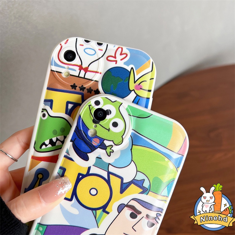 IPHONE Casing Kompatibel Untuk Iphone14 13 12 11 Pro Max X Xr Xs Max8 7 6 6s Plus SE 2020 New Kartun Toy Story Mania Pelindung Lensa Phone Case Air Cushion Bumper Tahan Debu Soft Case