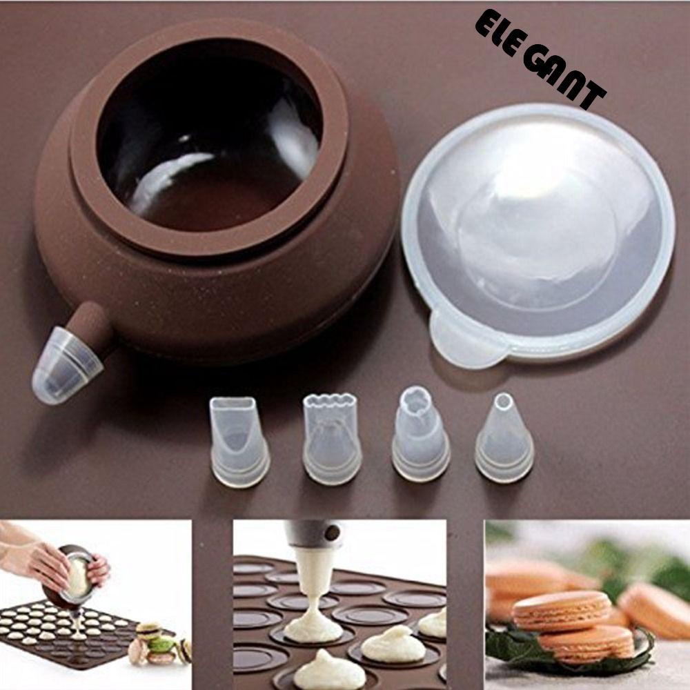 [Elegan] Decoration Pot Silicone Food Grade Biskuit Hias Kue Coklat Nozzle Pot