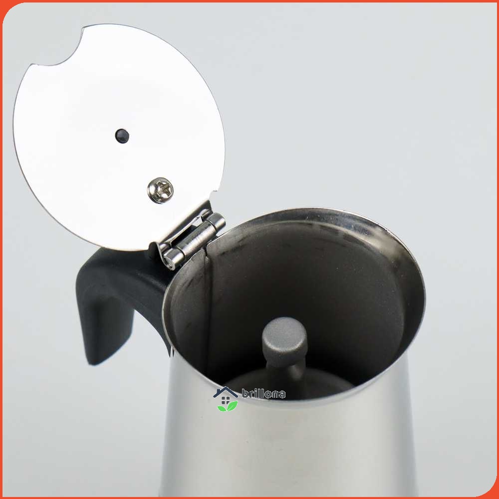 One Two Cups Espresso Coffee Maker Moka Pot Teko Stovetop Filter - Z21