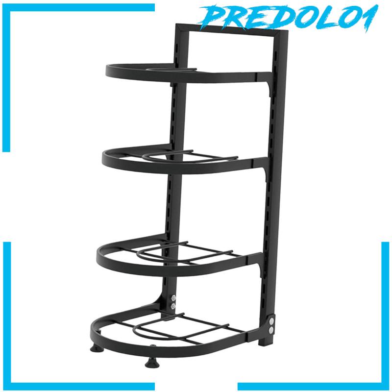 [Predolo1] Pan Organizer Multi Layer Rak Panci Untuk Organizer Cookware Stand Dapur Rumah