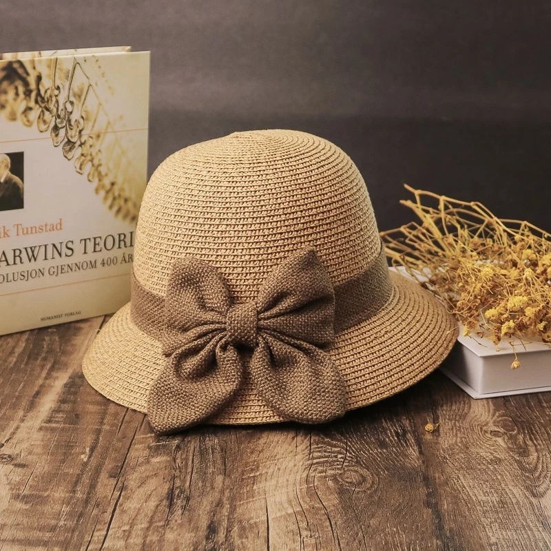 Topi Nelayan Anyaman Rumput Kerai Topi Atas Busur