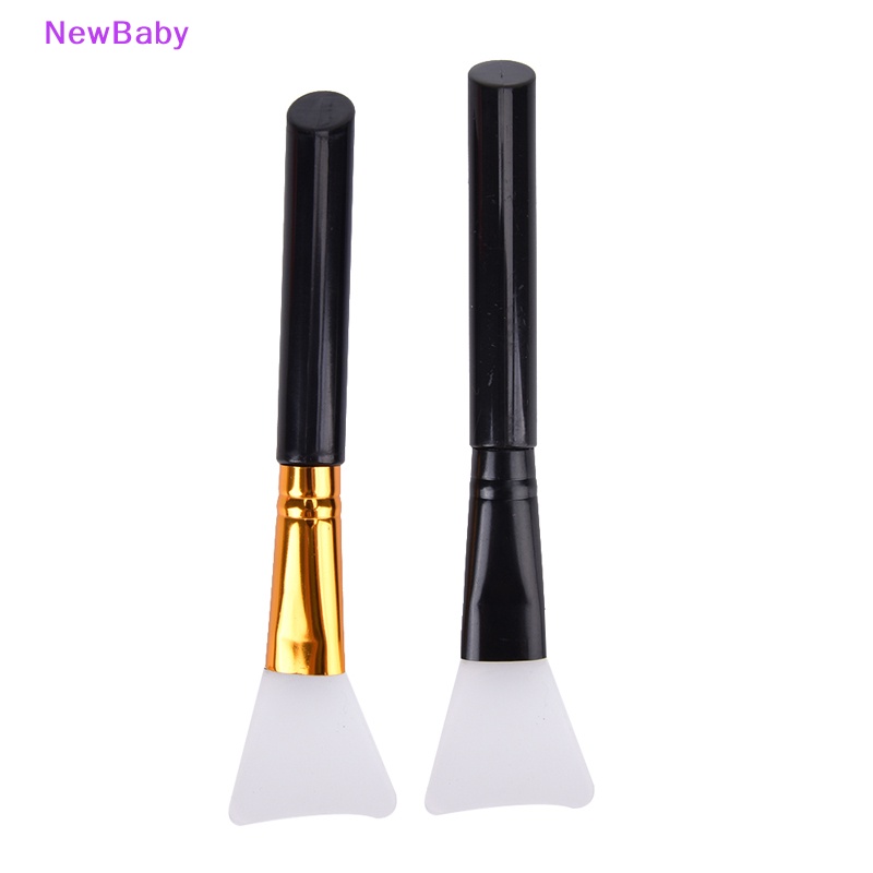 Newbaby 1Pcs Portable Hitam Kuas Makeup Wajah Masker Brush Silicone Gel DIY Alat Kecantikan ID