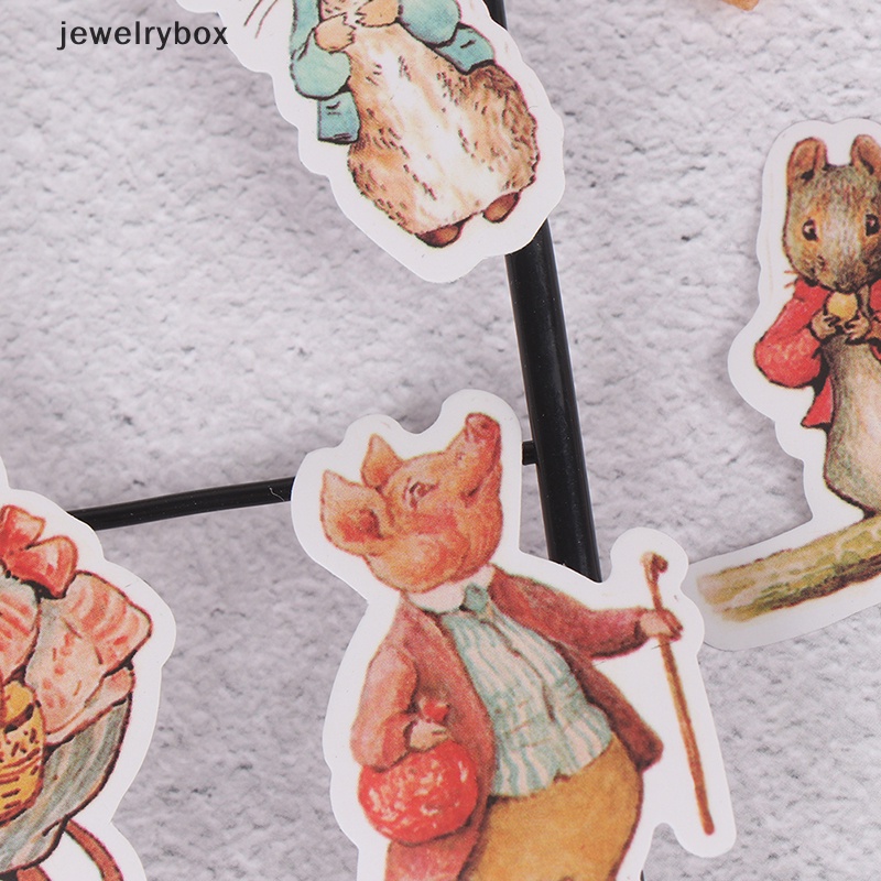 [jewelrybox] 11pcs Stiker DIY Scrapbooking Kartun Peter Rabbit Album Sticker Pack Butik