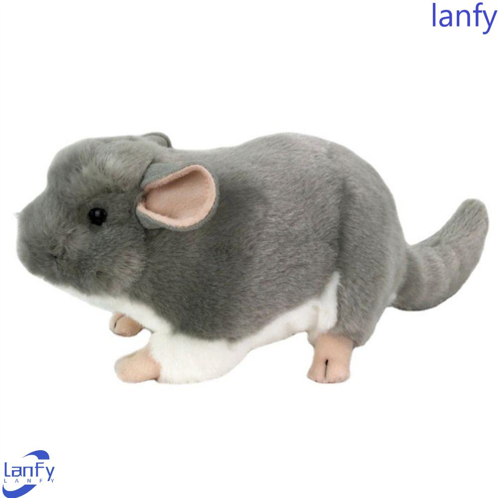 Lanfy Mouse Mainan Mewah Mainan Edukasi Ulang Tahun Simulasi Tikus Plush Mainan Mewah Hidup Asli Boneka Binatang