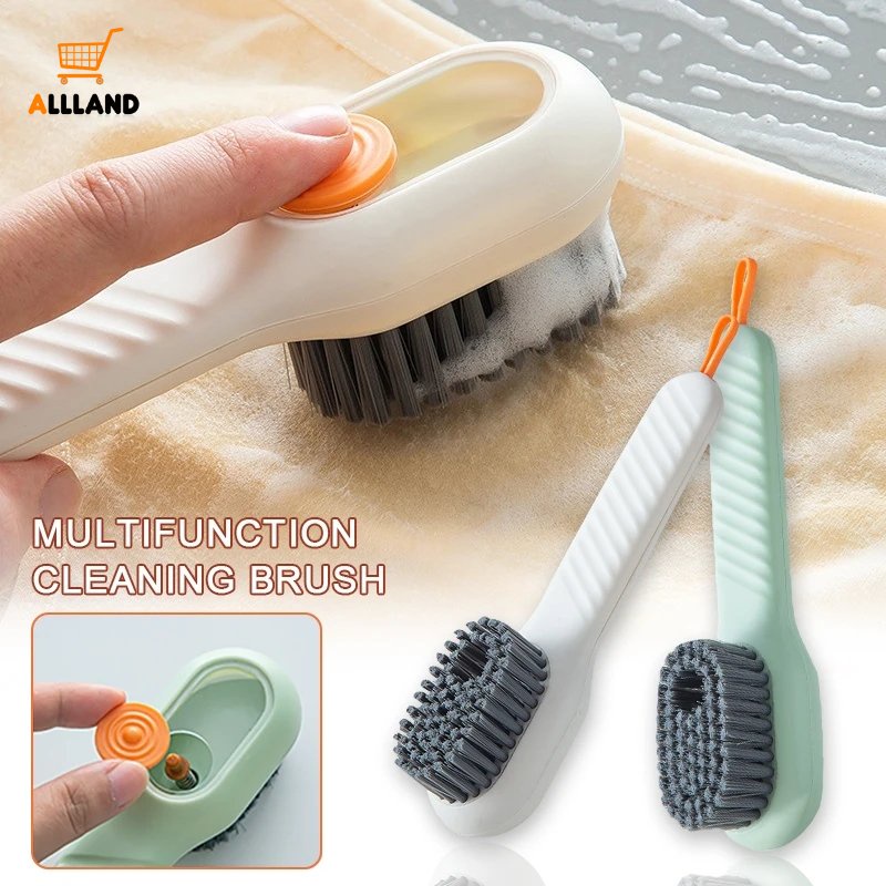 Sikat Sepatu Cair Otomatis/Deep Cleaning Soft Featherss Clothes Brush/Sikat Pembersih Laundry Rumah Tangga Untuk Digunakan Sehari-Hari