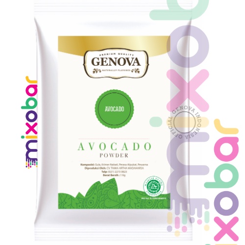 

Genova Powder Avocado 1000gr l Bubuk Minuman