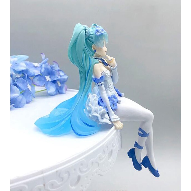 Patung Manga Penyanyi Anime Hatsune Miku Virtual Terbaru Hatsune Miku Pvc Action Figure Kawaii Model Mainan