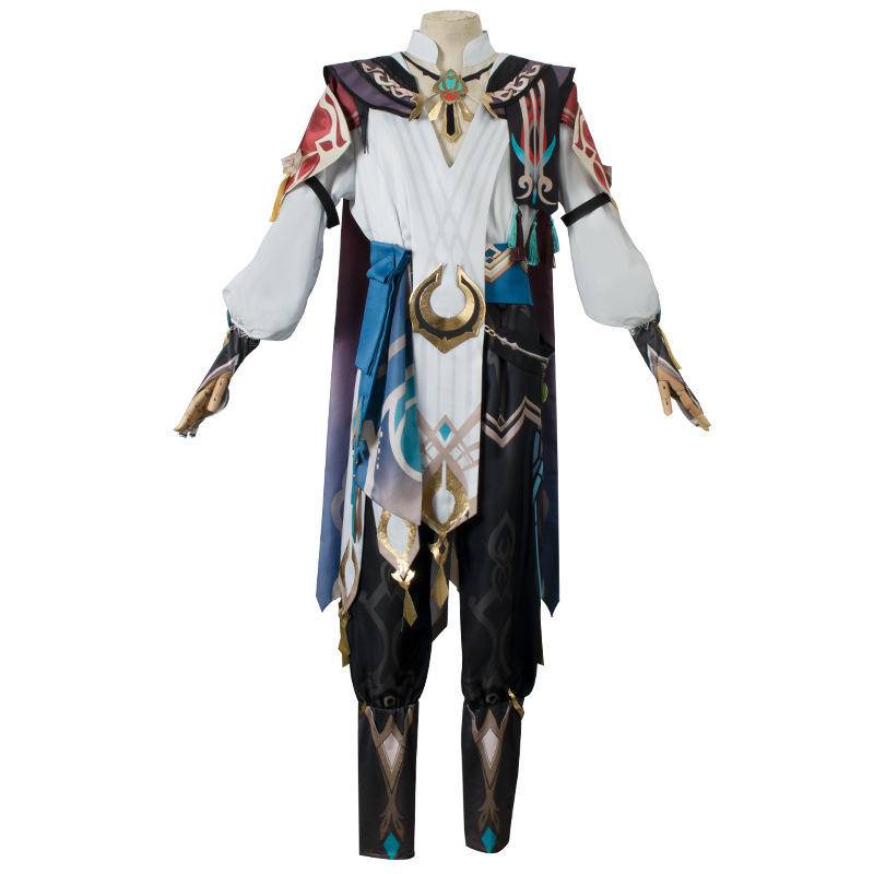 【Wetrose】 Genshin Impact Cos Pria Kaveh Cosplay Game Costume Kostum Suit Set