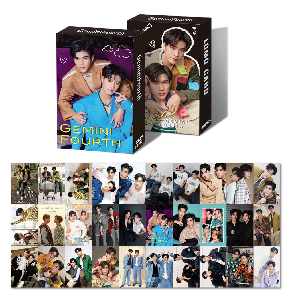 30pcs/box Photocard SKYY Kita Gemini Fourth Lomo Cards Thai Star Postcards