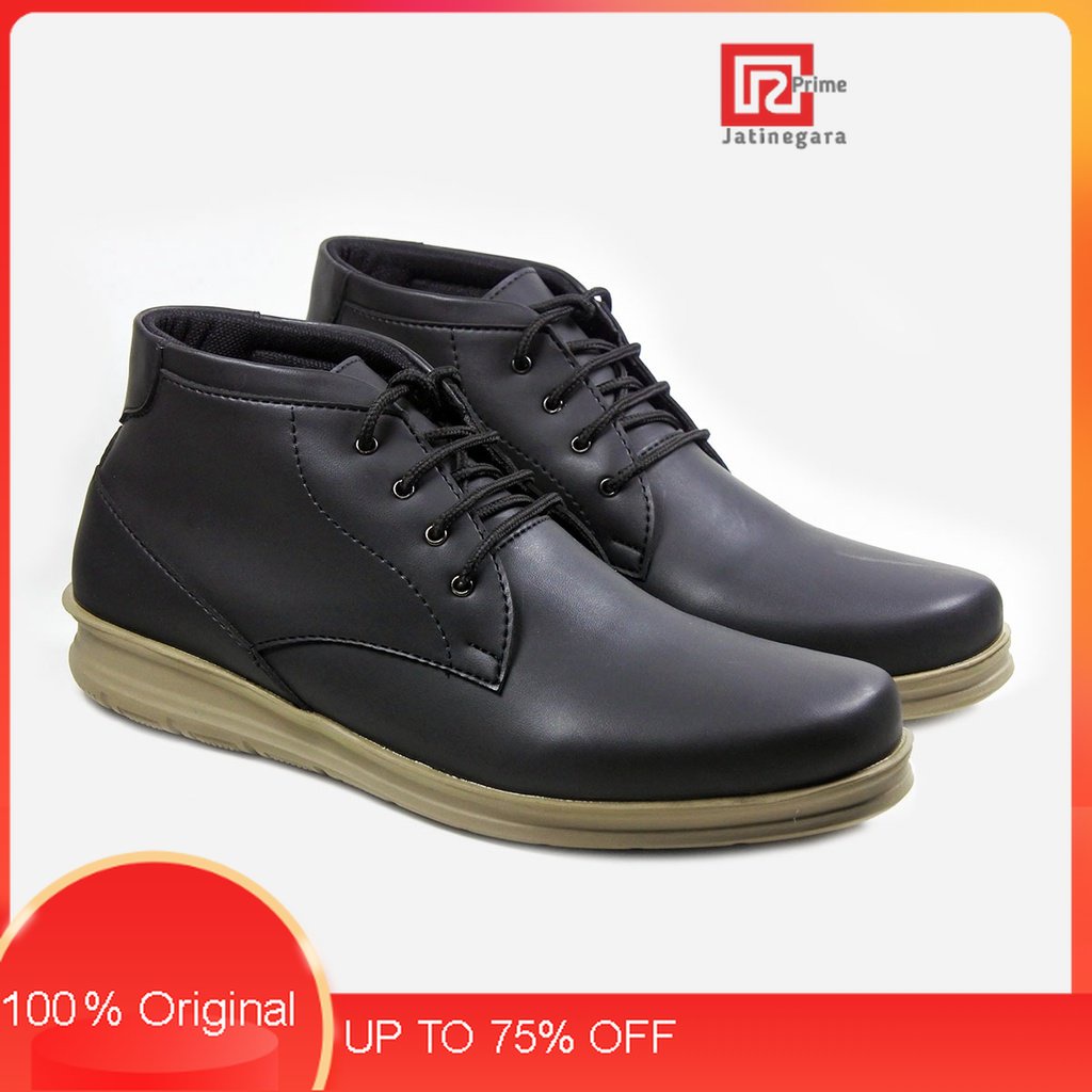 Rockvalley BAZYLI | Sepatu Boots Pria D17.010 [ Hitam ]RAMAYANA JAKTIM