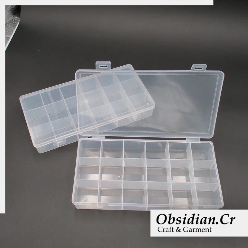 Box 18 Sekat Multifungsi Box Kotak Aksesoris Perkakas Green Leaf 18 Compartments