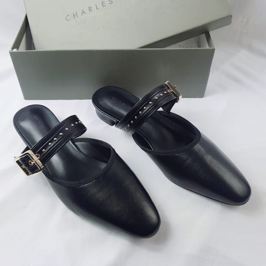 CxK Sepatu Wanita Round Toe Slip on Mules 1846