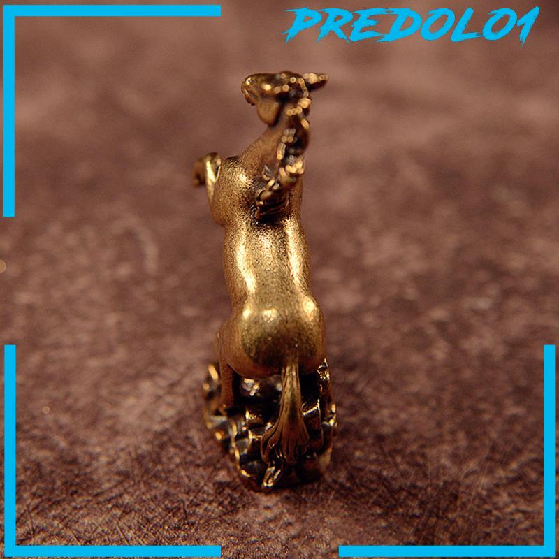 [Predolo1] Miniatur Patung Kuda Ornamen Bronze Untuk Meja Rumah Pusat Rak Buku