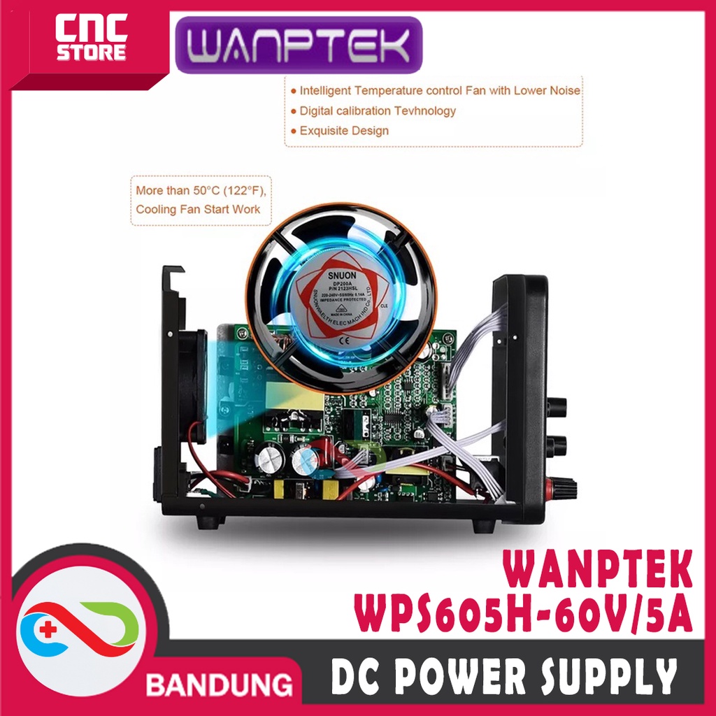 WANPTEK WPS605H POWER SUPPLY DIGITAL DC60V 5A 300W PSU CA CC