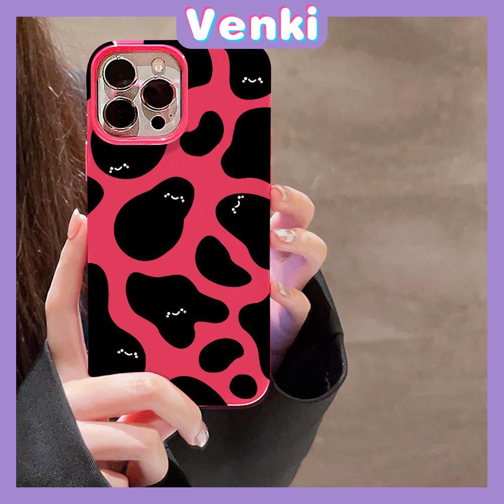 VENKI - For iPhone 11 iPhone Case Red Glossy TPU Soft Case Shockproof Protection Camera Cartoon Smiley face Compatible with iPhone 14 13 Pro max 12 Pro Max xr xs max 7Plus 8Plus