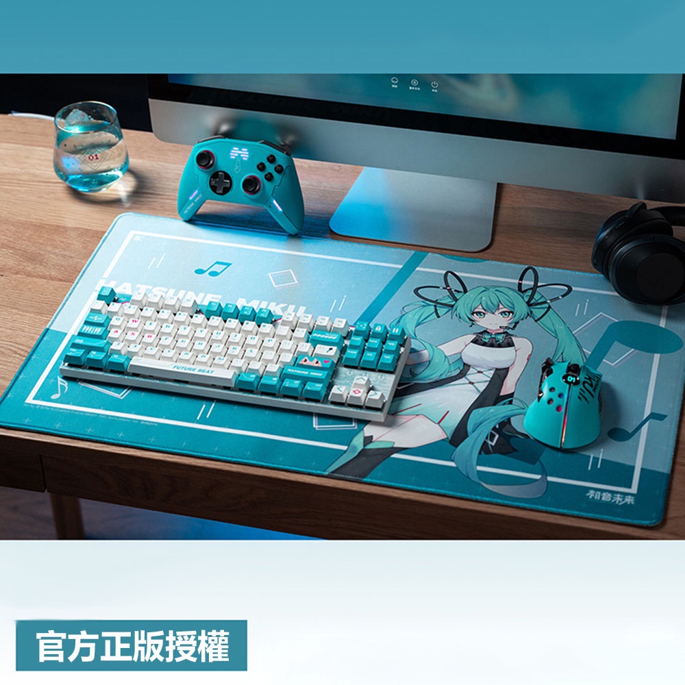 Hatsune Miku Mouse Pad Waterproof Meja Komputer Keyboard Mousepad Desktop Table Mat Alas Meja Kantor Gaming Pad