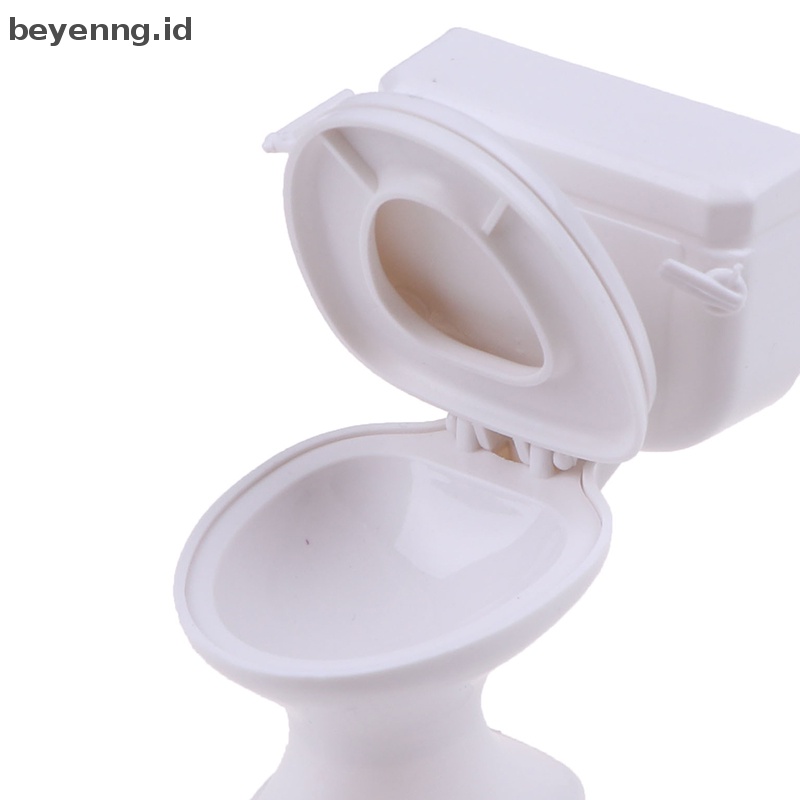 Beyen Furniture Rumah Boneka Vintage Kamar Mandi Toilet Miniatur Mainan Boneka Aksesoris ID