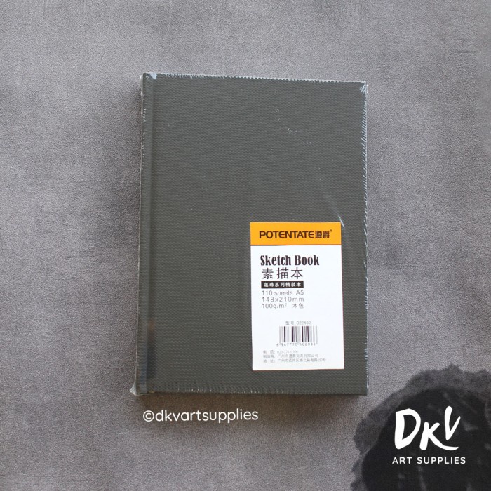 

POTENTATE Sketchbook A5 120gsm Hard Cover - A5 120gsm