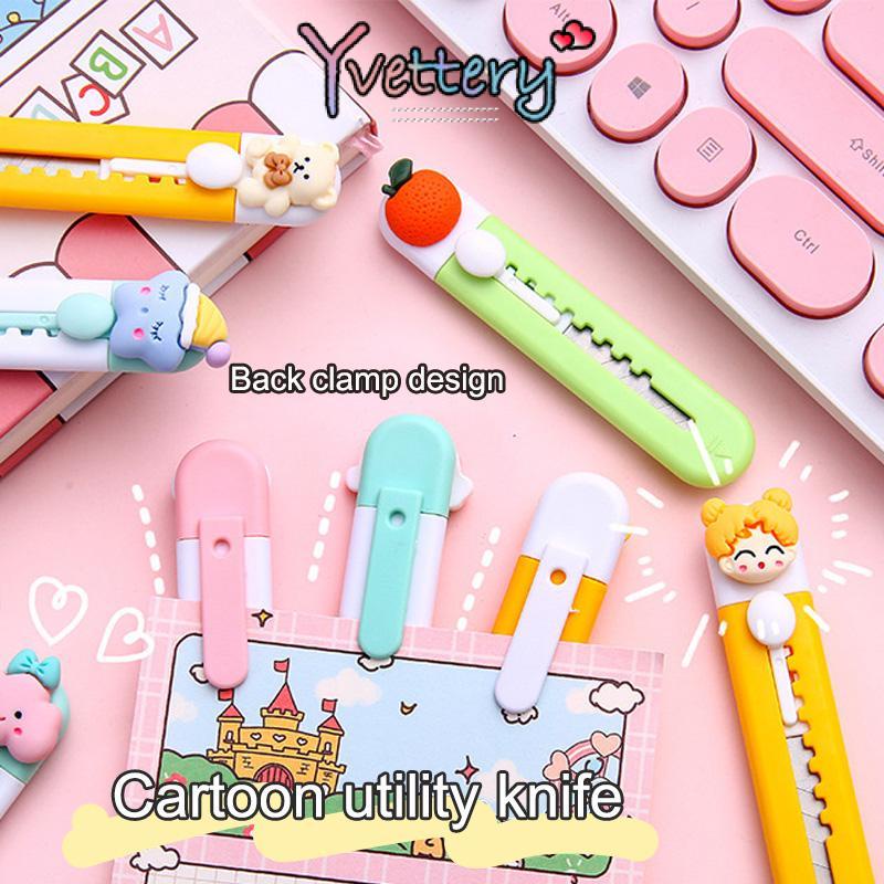 

COD❤️ Pisau Mini Cutter Karakter Lucu Pemotong Kertas Sebaguna / Pisau Cutter Mini Lucu/ Mini Cutter Pemotong Kertas Mini Portable-yy