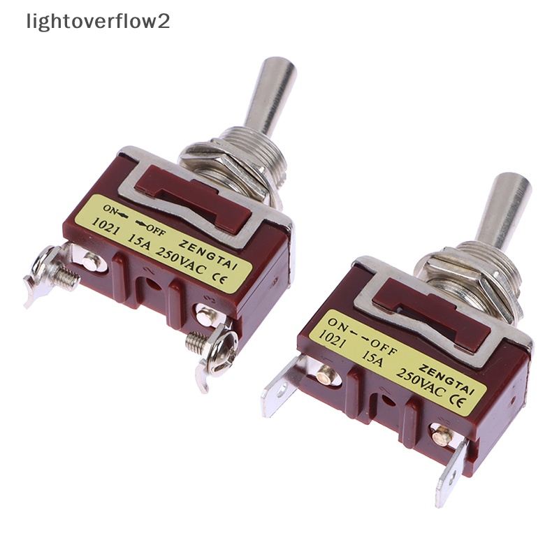 [lightoverflow2] Saklar toggle Momentary 2pin single side spring return latching on-off Fix [ID]