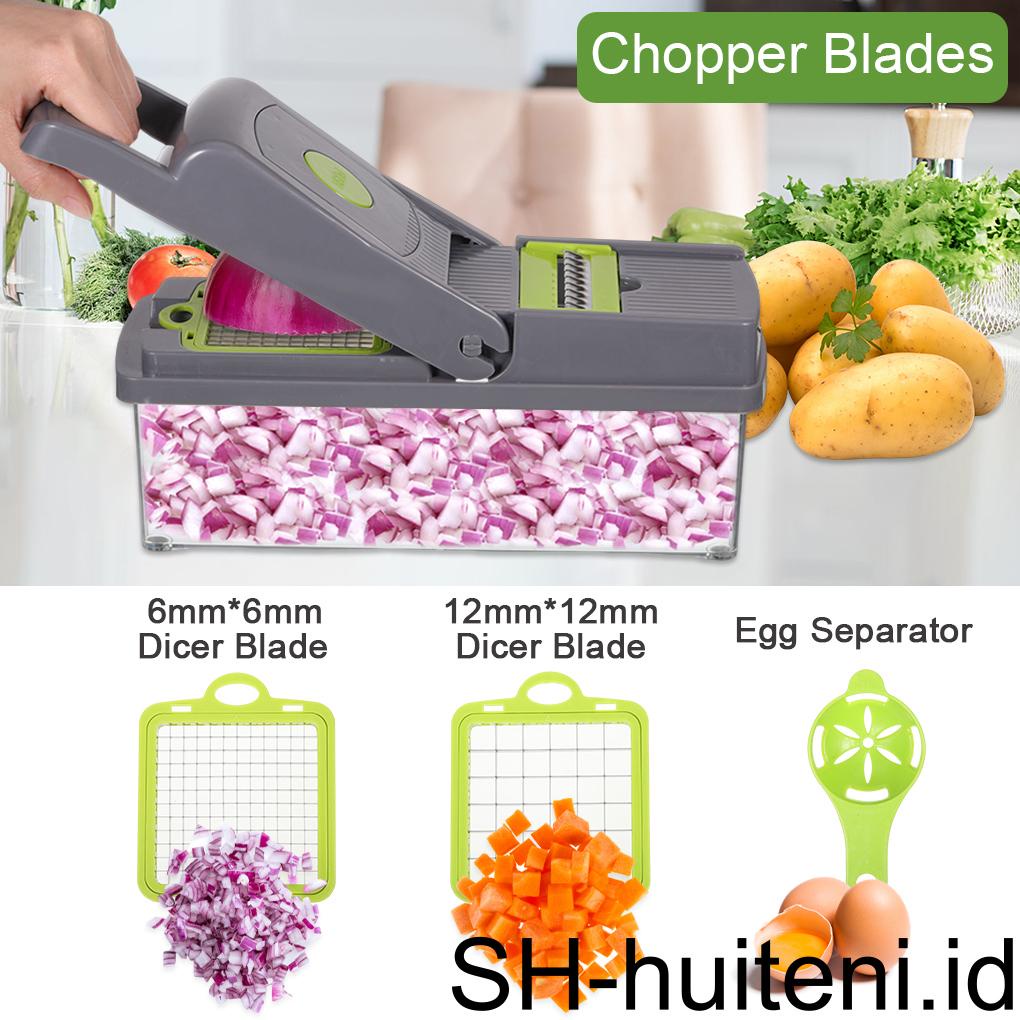 Chopper Sayur Multifungsi Makanan Salad Dadu Parutan Abon Anti Air Pengiris Aksesoris Dapur Peelers Untuk