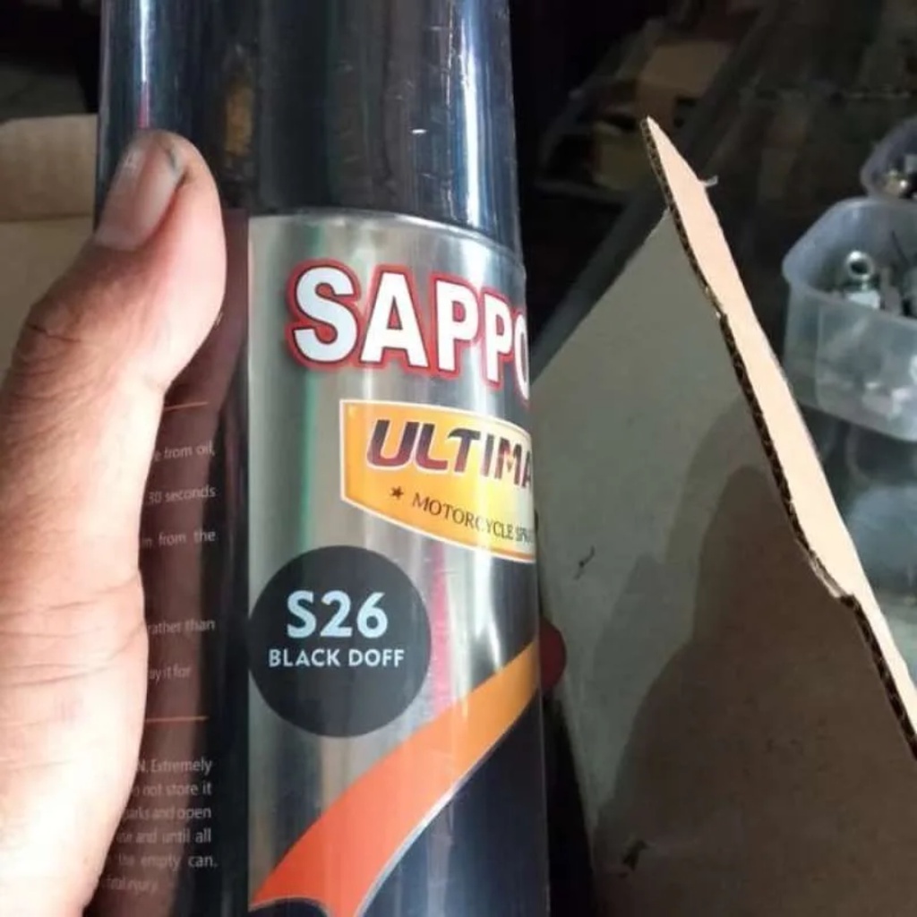 

SAPPORO Ultimate Black Series B13 S26 M73 Cat Semprot Paint Spray