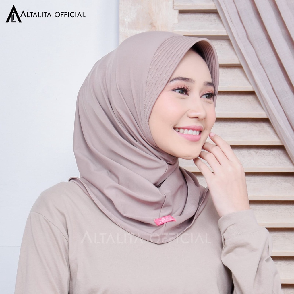 Altalita - Jilbab Sport Nadira pet Kerudung Instan Sporty Jersey Spandek Premium Olahraga Volly Senam High Quality