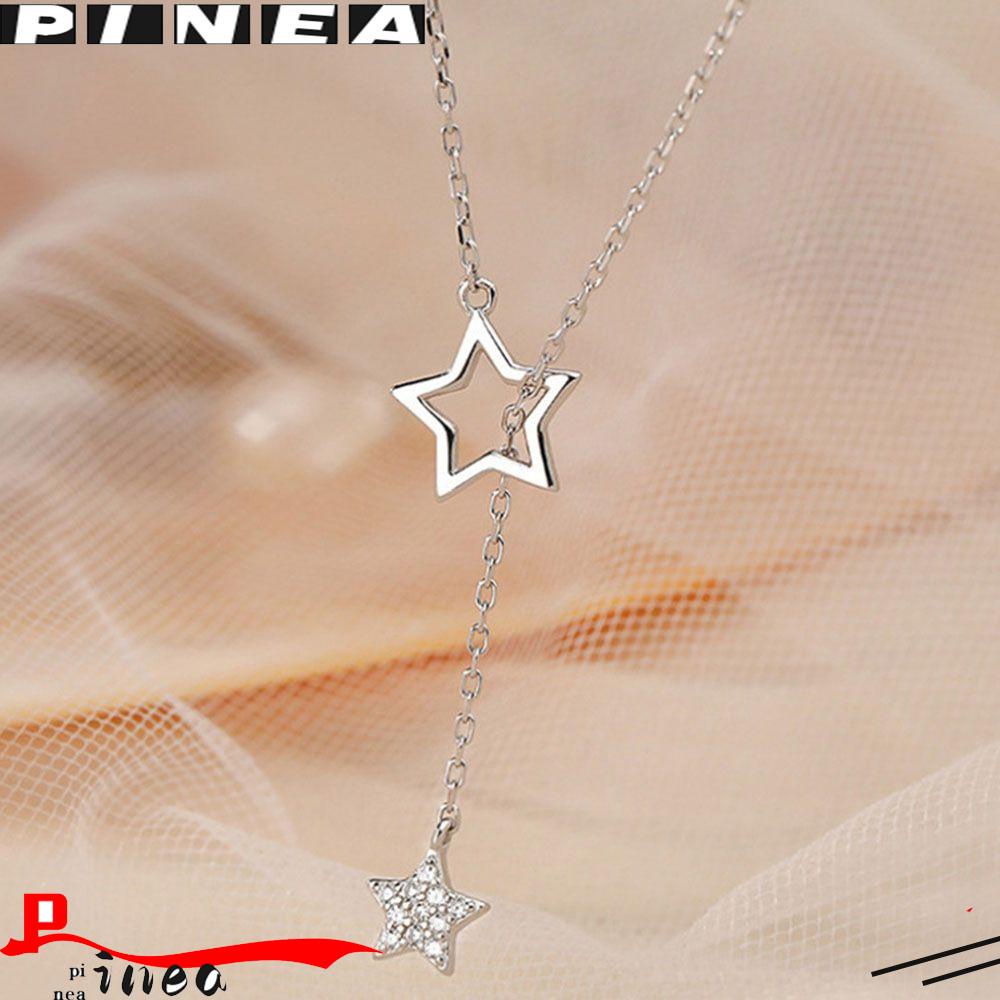 Perhiasan Kalung Nanas Charm Hadiah Valentine Bintang Berongga