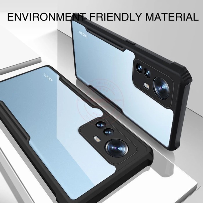 Case Xiaomi 12 lite shockproof fusion armor transparan bening murah