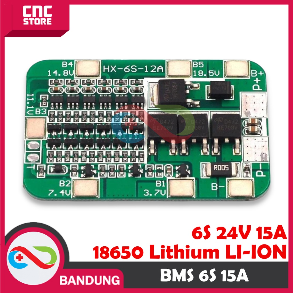 BMS 6S 15A 24V CHARGER 18650 LITHIUM LI-ION BATTERY