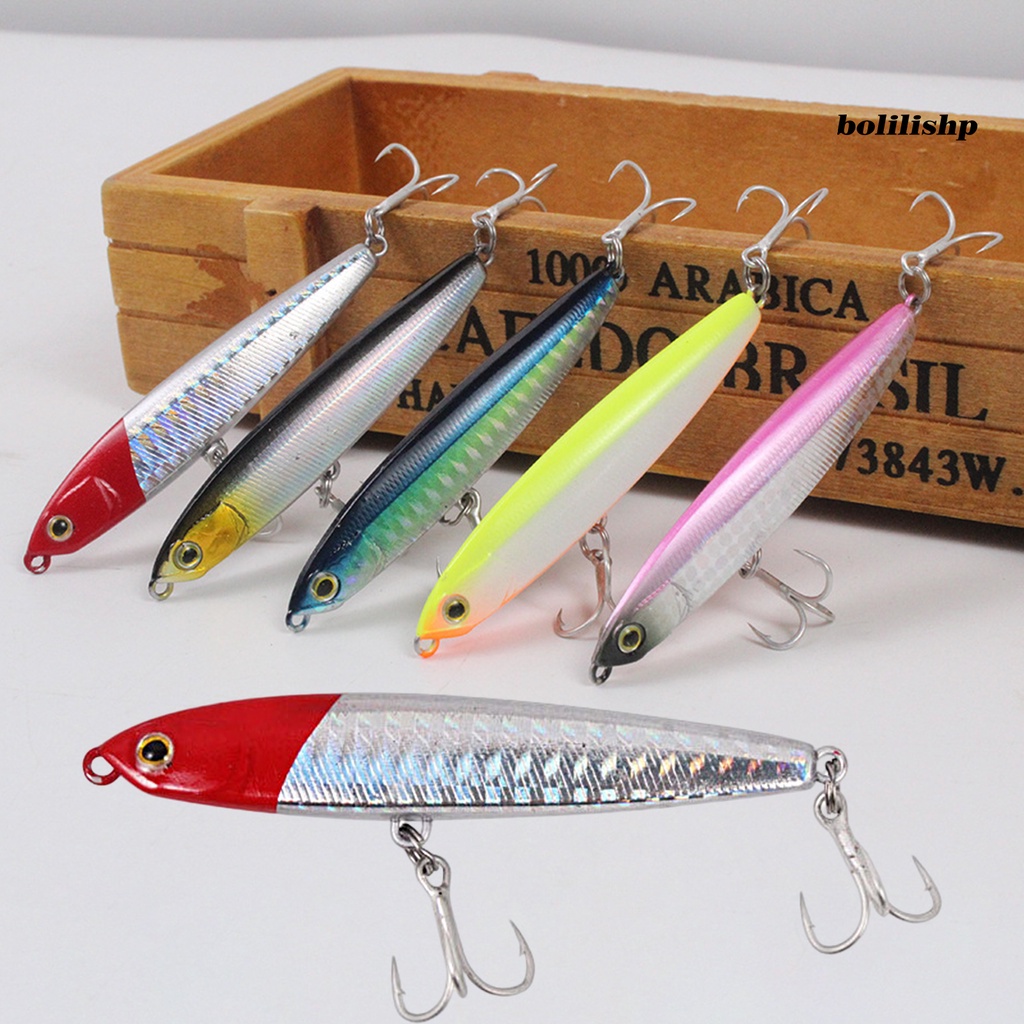 Bo-10-24g Umpan Umpan Simulasi Realistis 3D Fisheye Treble Hook Panjang Casting Multi-Swim Layer Fishing Lure Perlengkapan Memancing
